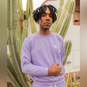 Lilac Crewneck Sweatshirt - Big Bud